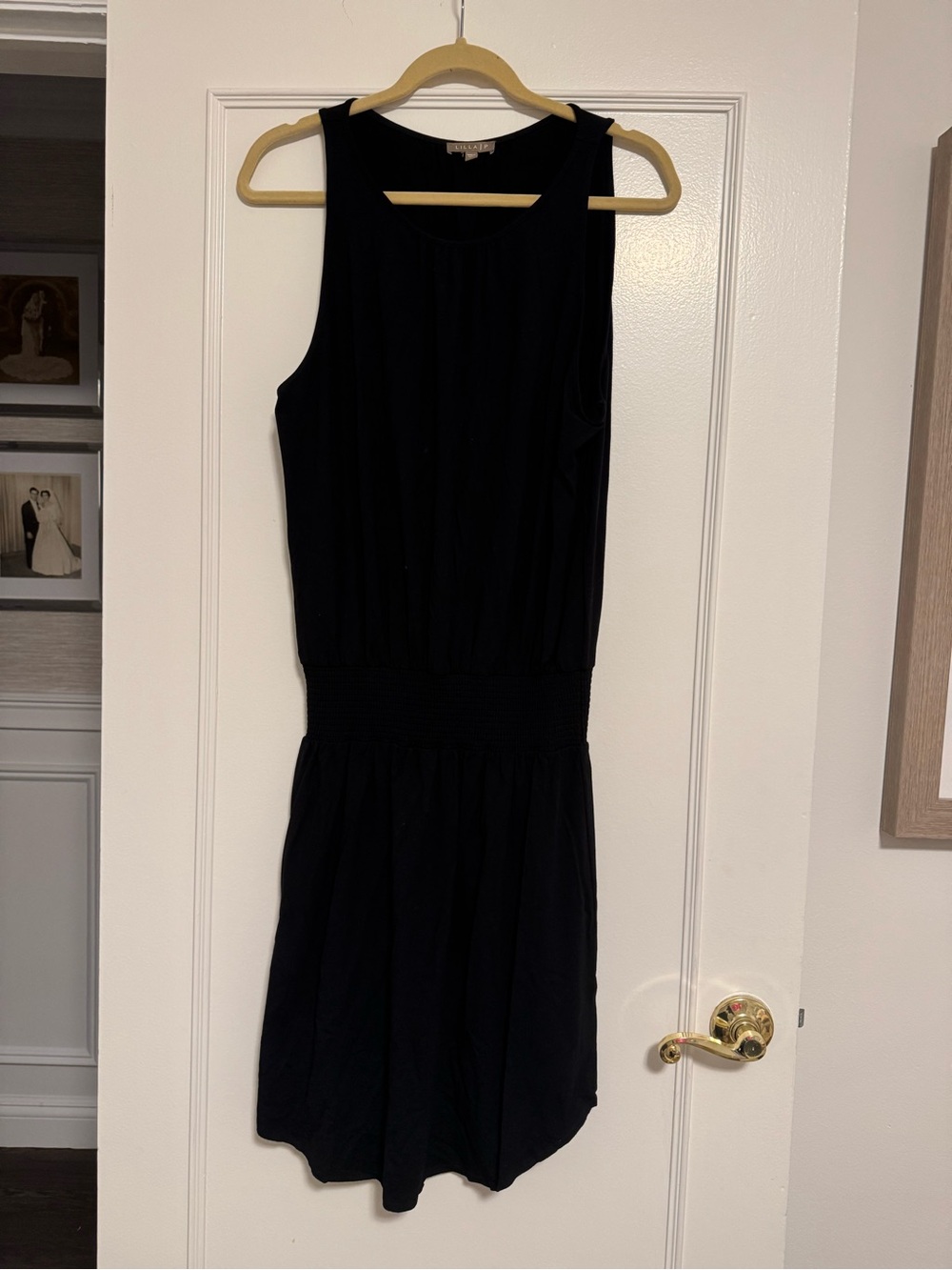 Lilla P Black Sleeveless Mini Dress
